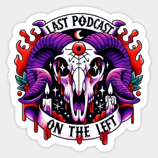 The Last Podcast on The Left - LPOTL - Shirt, Mug, Hat, Hoodie, Sticker, Merch, Store, Shop, Gift, Henry Zebrowski - Marcus Parks - Ben Kissel - Horror Show Podcast True Crime Comedy Sticker